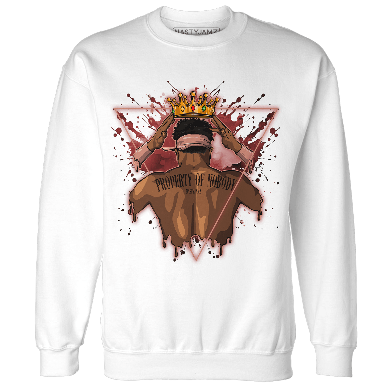 Dune Red 13s Sweatshirt Match Property Of Nobody - NastyJamz