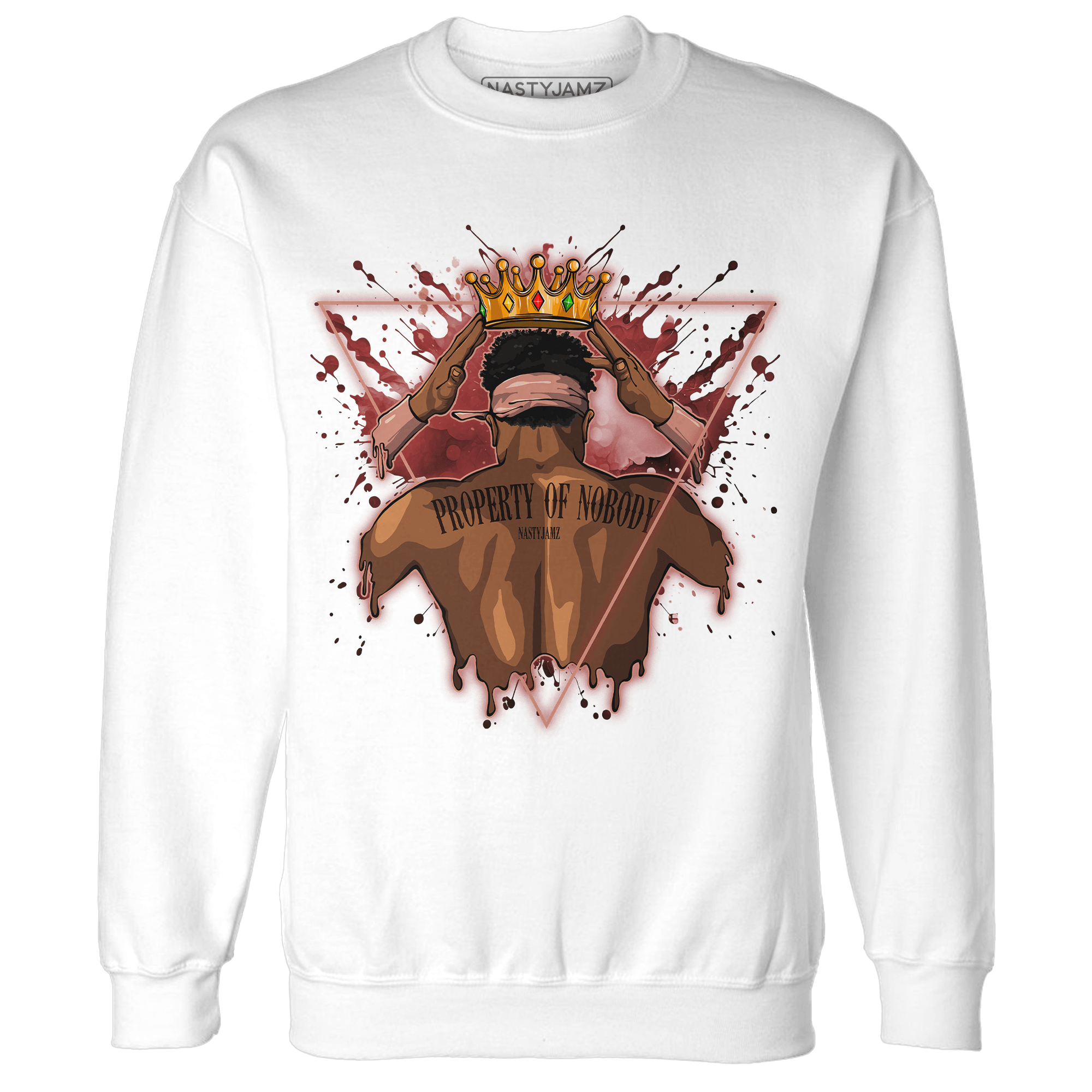 Dune Red 13s Sweatshirt Match Property Of Nobody - NastyJamz