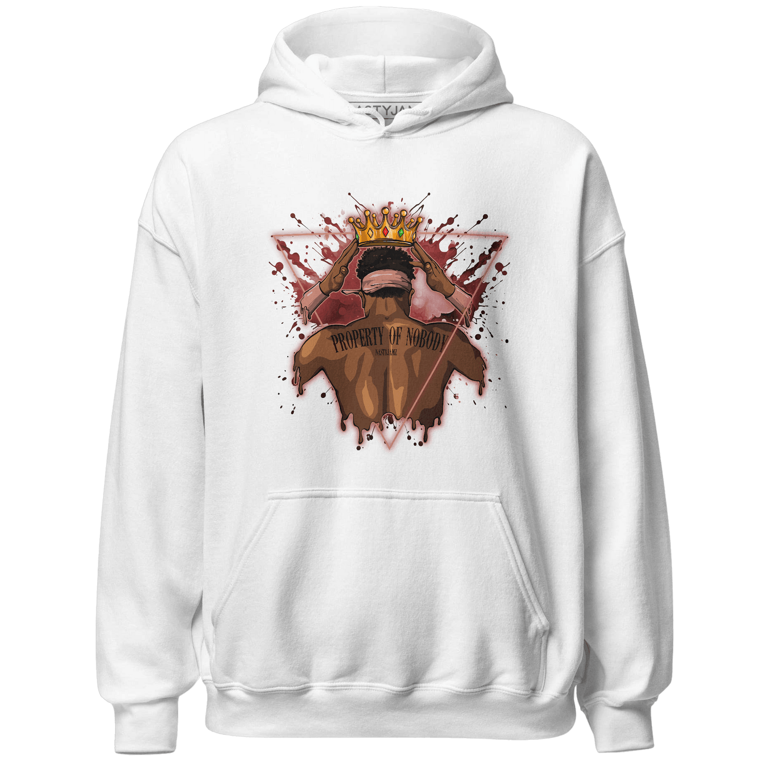 Dune Red 13s Hoodie Match Property Of Nobody - NastyJamz