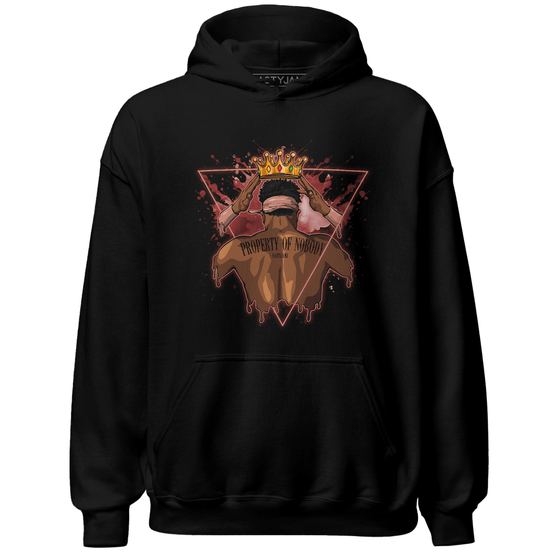 Dune Red 13s Hoodie Match Property Of Nobody - NastyJamz