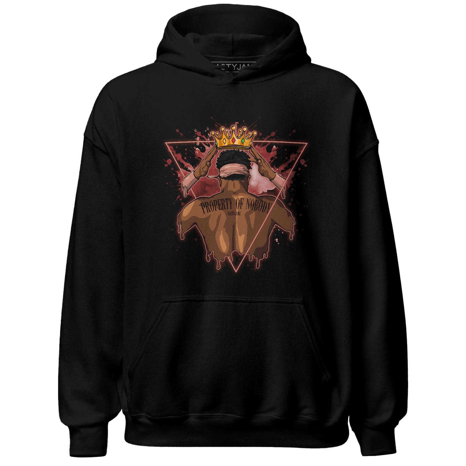 Dune Red 13s Hoodie Match Property Of Nobody - NastyJamz