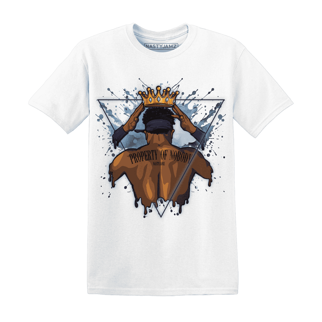 First In Flight 1s T Shirt Match Property Of Nobody - NastyJamz