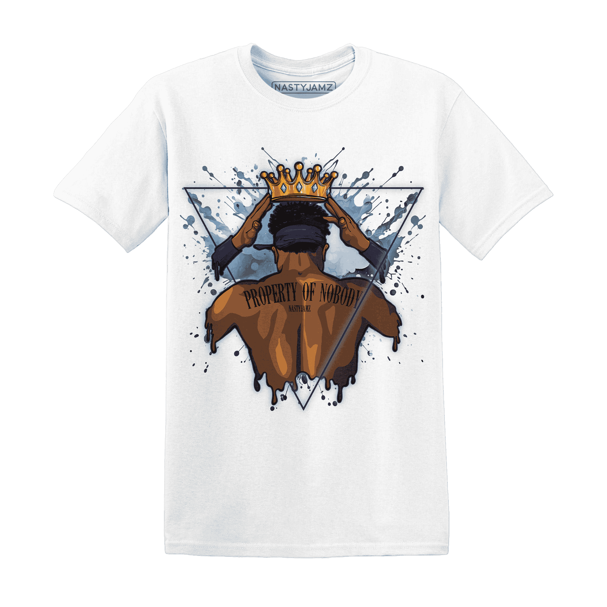 First In Flight 1s T Shirt Match Property Of Nobody - NastyJamz