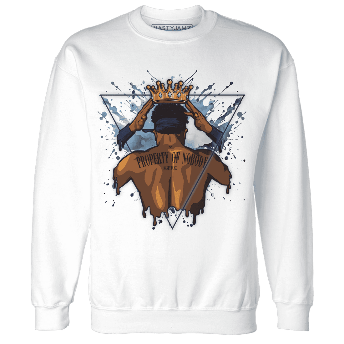 First In Flight 1s Sweatshirt Match Property Of Nobody - NastyJamz