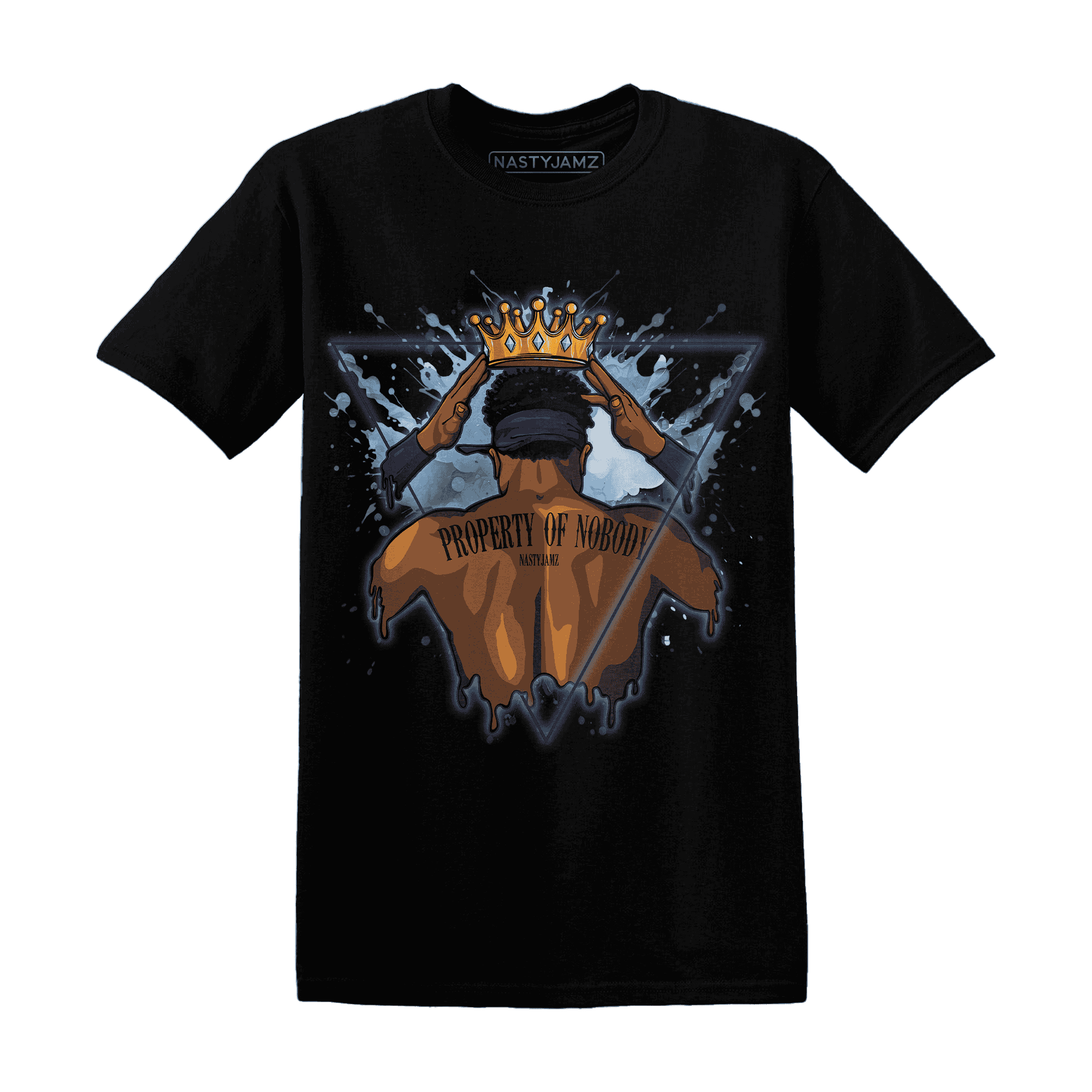 First In Flight 1s T Shirt Match Property Of Nobody - NastyJamz