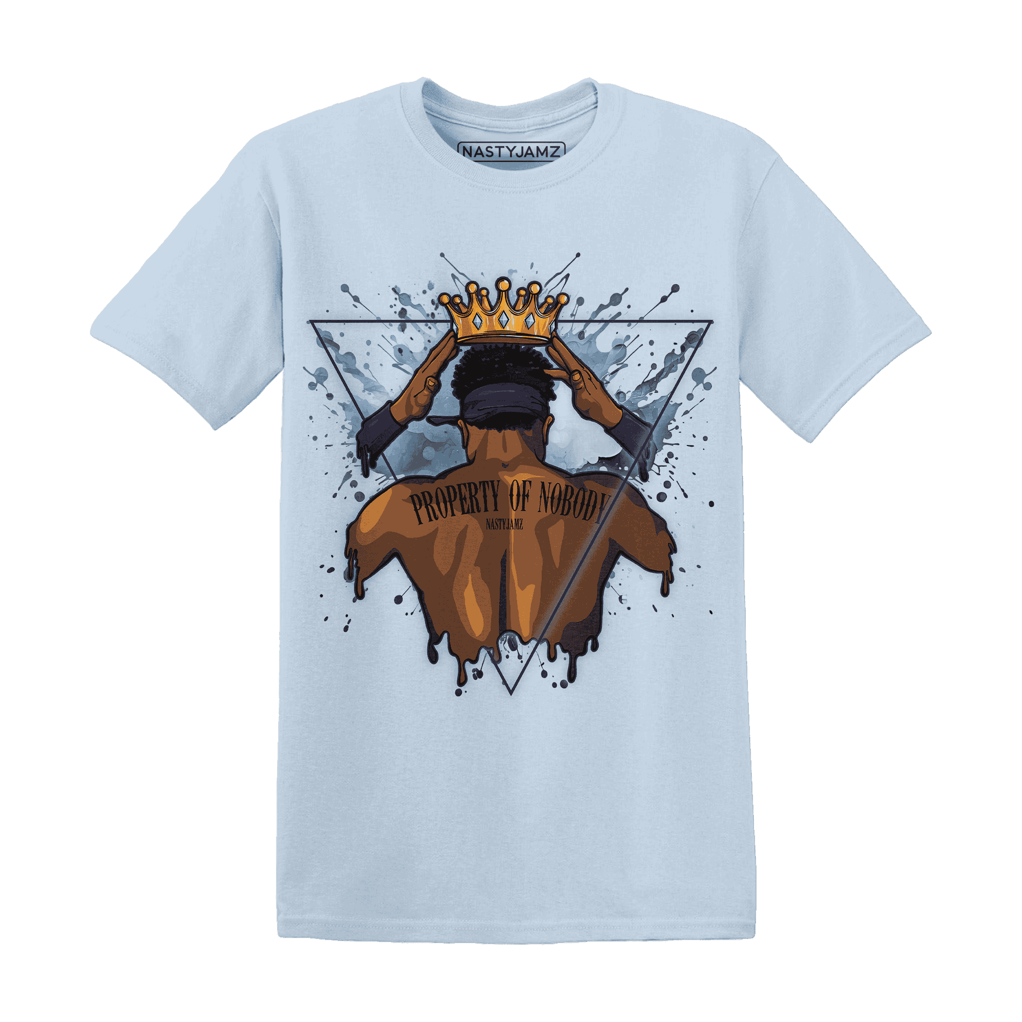 First In Flight 1s T Shirt Match Property Of Nobody - NastyJamz