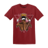 High 85 Metallic Burgundy 1s T Shirt Match Property Of Nobody - NastyJamz