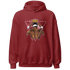 High 85 Metallic Burgundy 1s Hoodie Match Property Of Nobody - NastyJamz