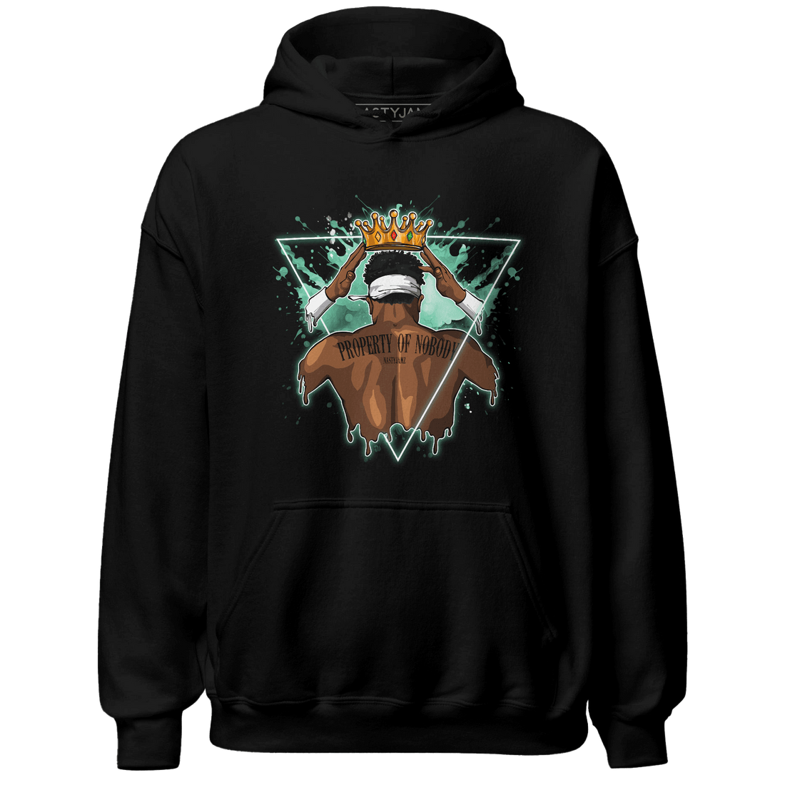 High OG Green Glow 1s Hoodie Match Property Of Nobody - NastyJamz