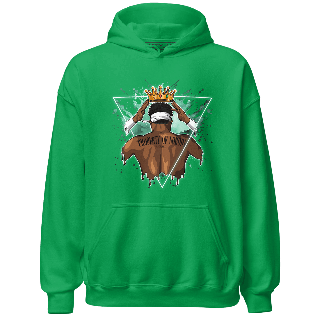 High OG Green Glow 1s Hoodie Match Property Of Nobody - NastyJamz