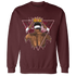 High White Team Red 1s Sweatshirt Match Property Of Nobody - NastyJamz