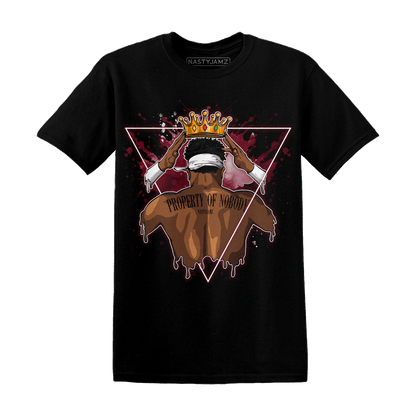 High White Team Red 1s T Shirt Match Property Of Nobody - NastyJamz