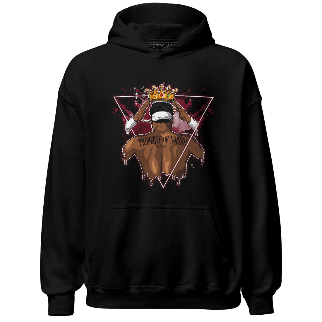 High White Team Red 1s Hoodie Match Property Of Nobody - NastyJamz
