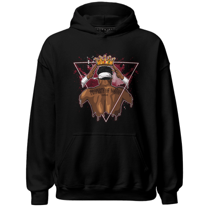 High White Team Red 1s Hoodie Match Property Of Nobody - NastyJamz