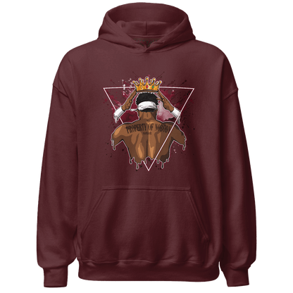 High White Team Red 1s Hoodie Match Property Of Nobody - NastyJamz