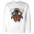 Mid Diffused Blue Grey 1s Sweatshirt Match Property Of Nobody - NastyJamz