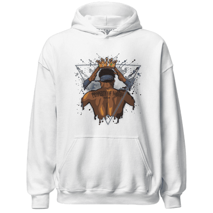 Mid Diffused Blue Grey 1s Hoodie Match Property Of Nobody - NastyJamz