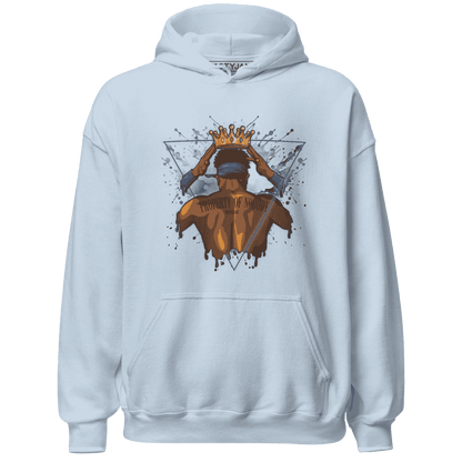 Mid Diffused Blue Grey 1s Hoodie Match Property Of Nobody - NastyJamz