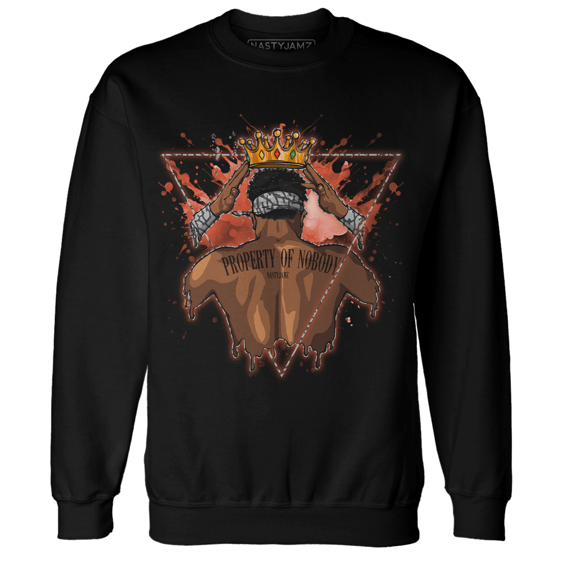 Georgia Peach 3s Sweatshirt Match Property Of Nobody - NastyJamz
