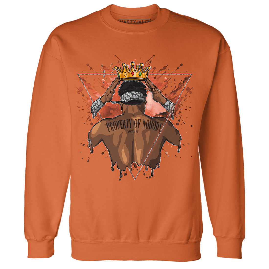 Georgia Peach 3s Sweatshirt Match Property Of Nobody - NastyJamz