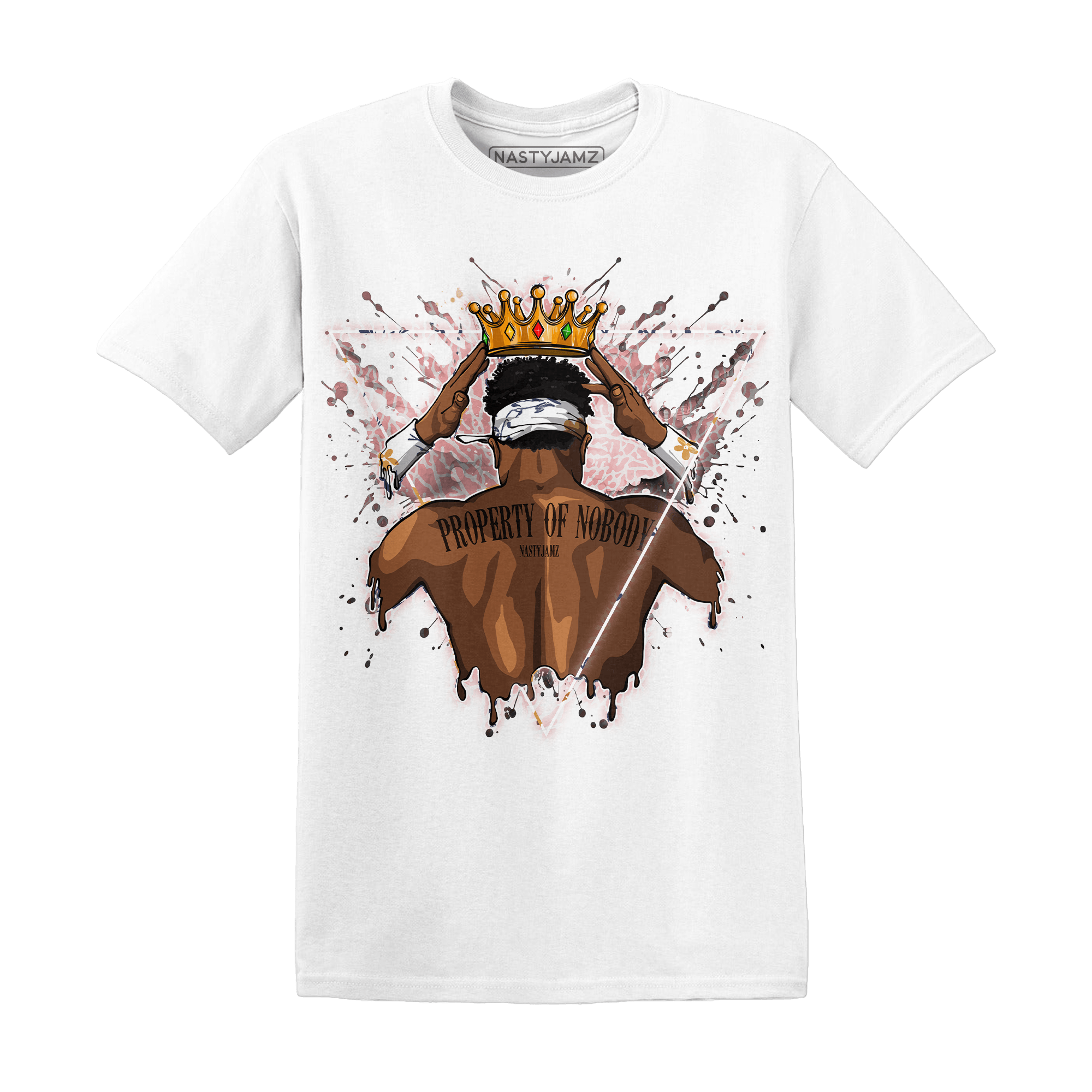Red Stardust 3s T Shirt Match Property Of Nobody - NastyJamz