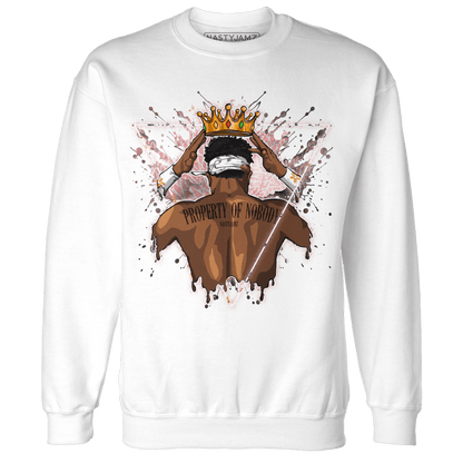 Red Stardust 3s Sweatshirt Match Property Of Nobody - NastyJamz