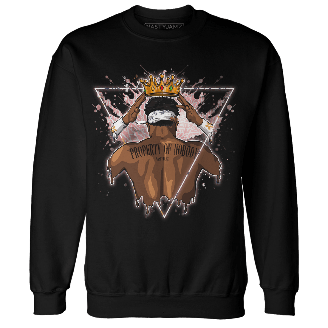 Red Stardust 3s Sweatshirt Match Property Of Nobody - NastyJamz