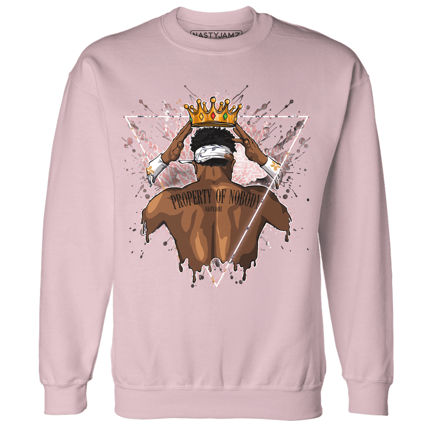 Red Stardust 3s Sweatshirt Match Property Of Nobody - NastyJamz