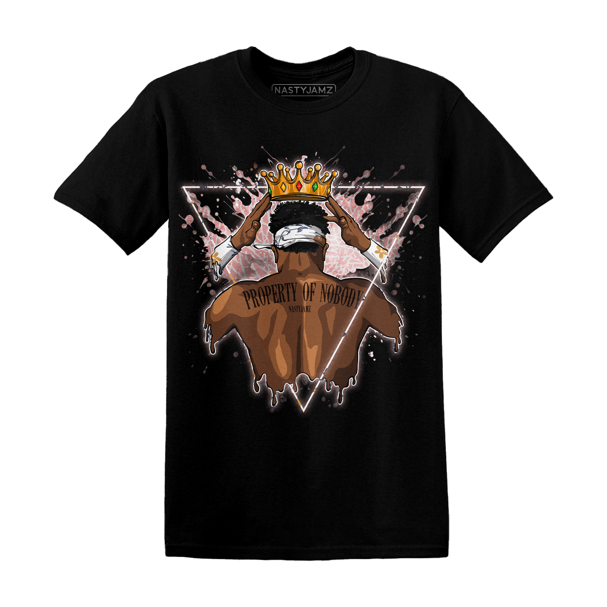 Red Stardust 3s T Shirt Match Property Of Nobody - NastyJamz