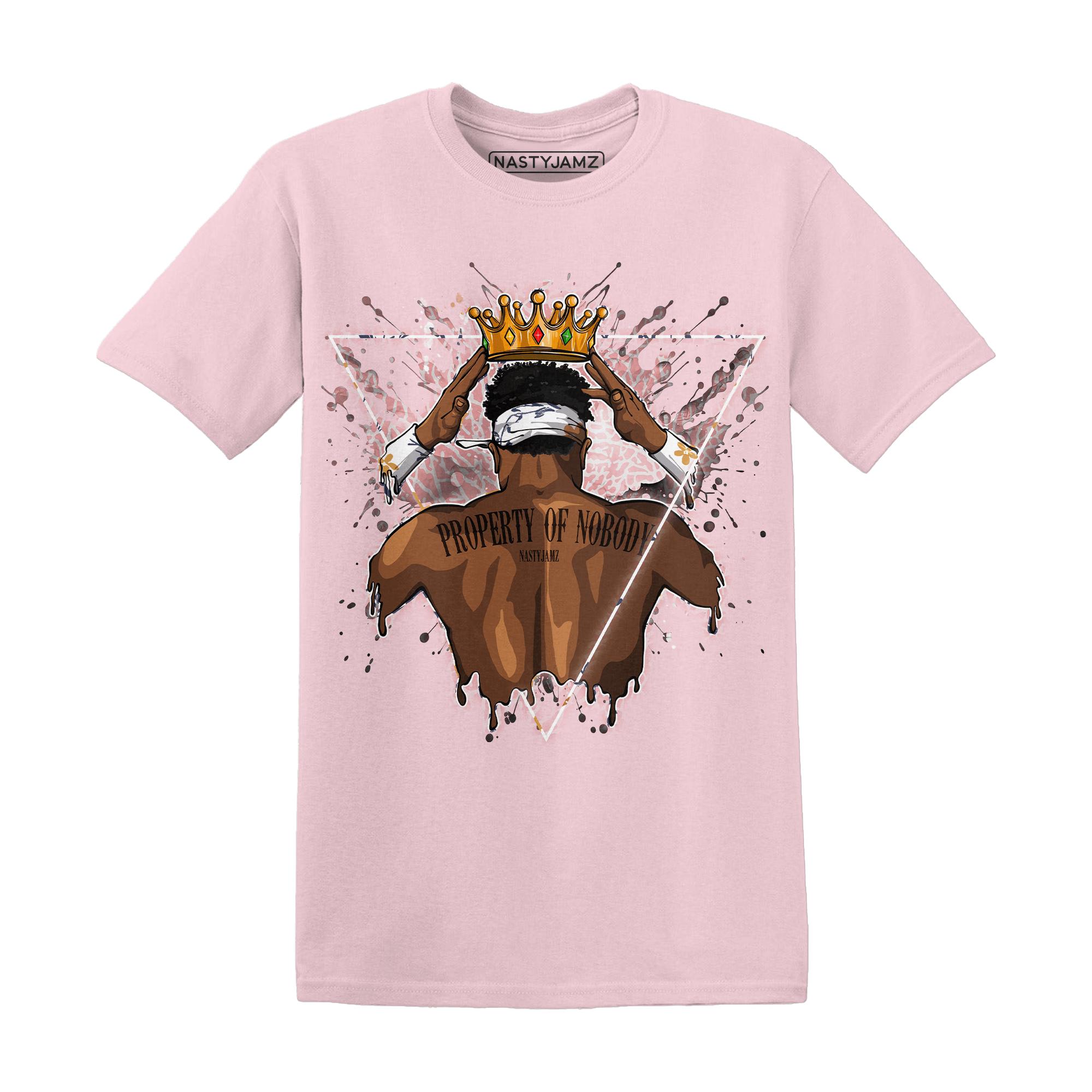 Red Stardust 3s T Shirt Match Property Of Nobody - NastyJamz