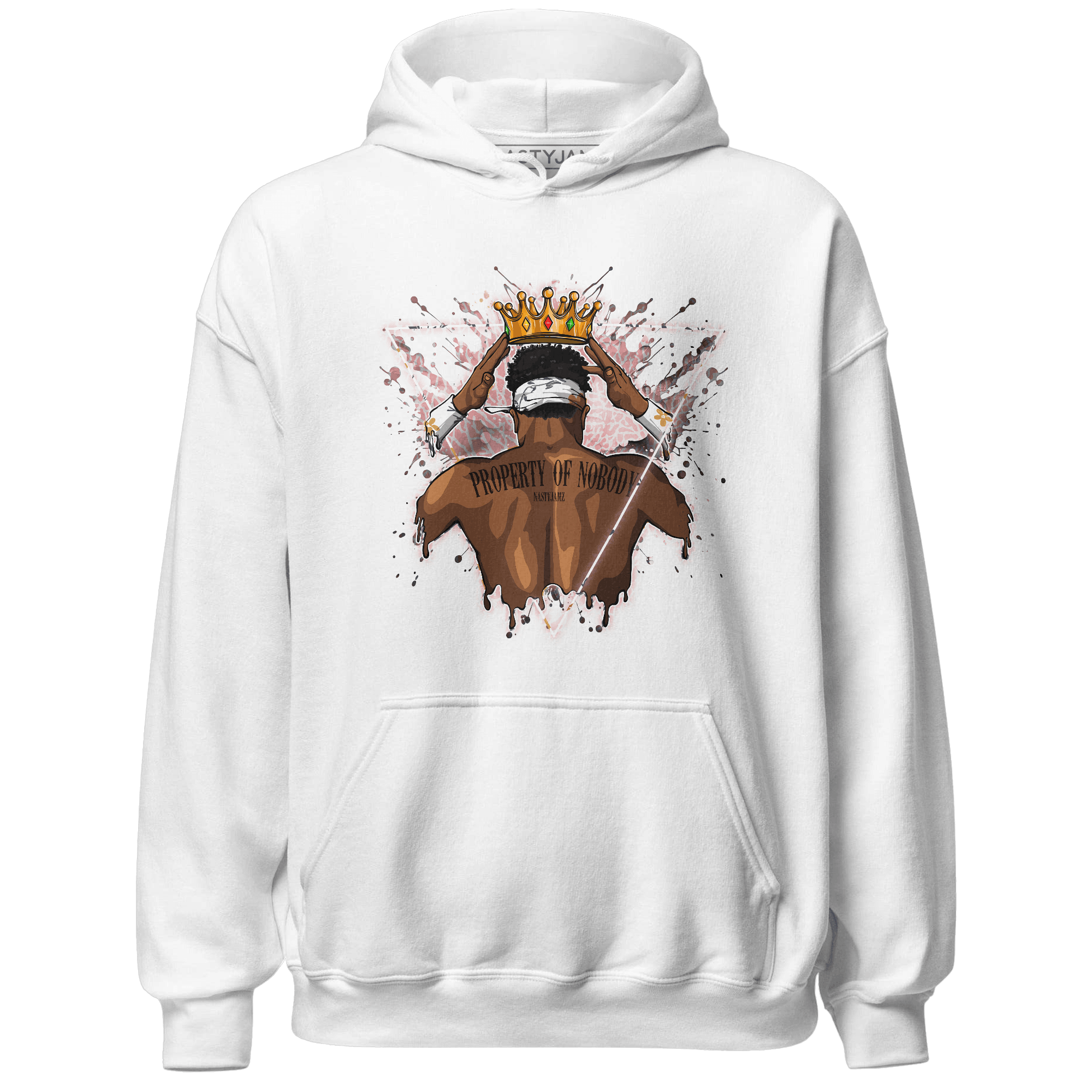 Red Stardust 3s Hoodie Match Property Of Nobody - NastyJamz