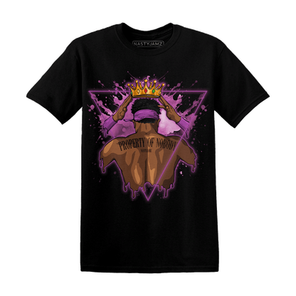 GS Hyper Violet 4s T Shirt Match Property Of Nobody - NastyJamz