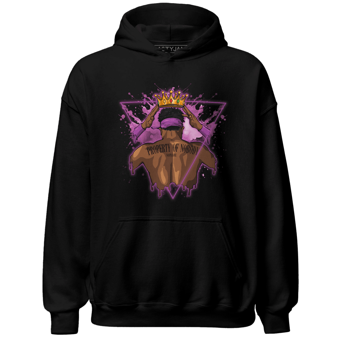 GS Hyper Violet 4s Hoodie Match Property Of Nobody - NastyJamz