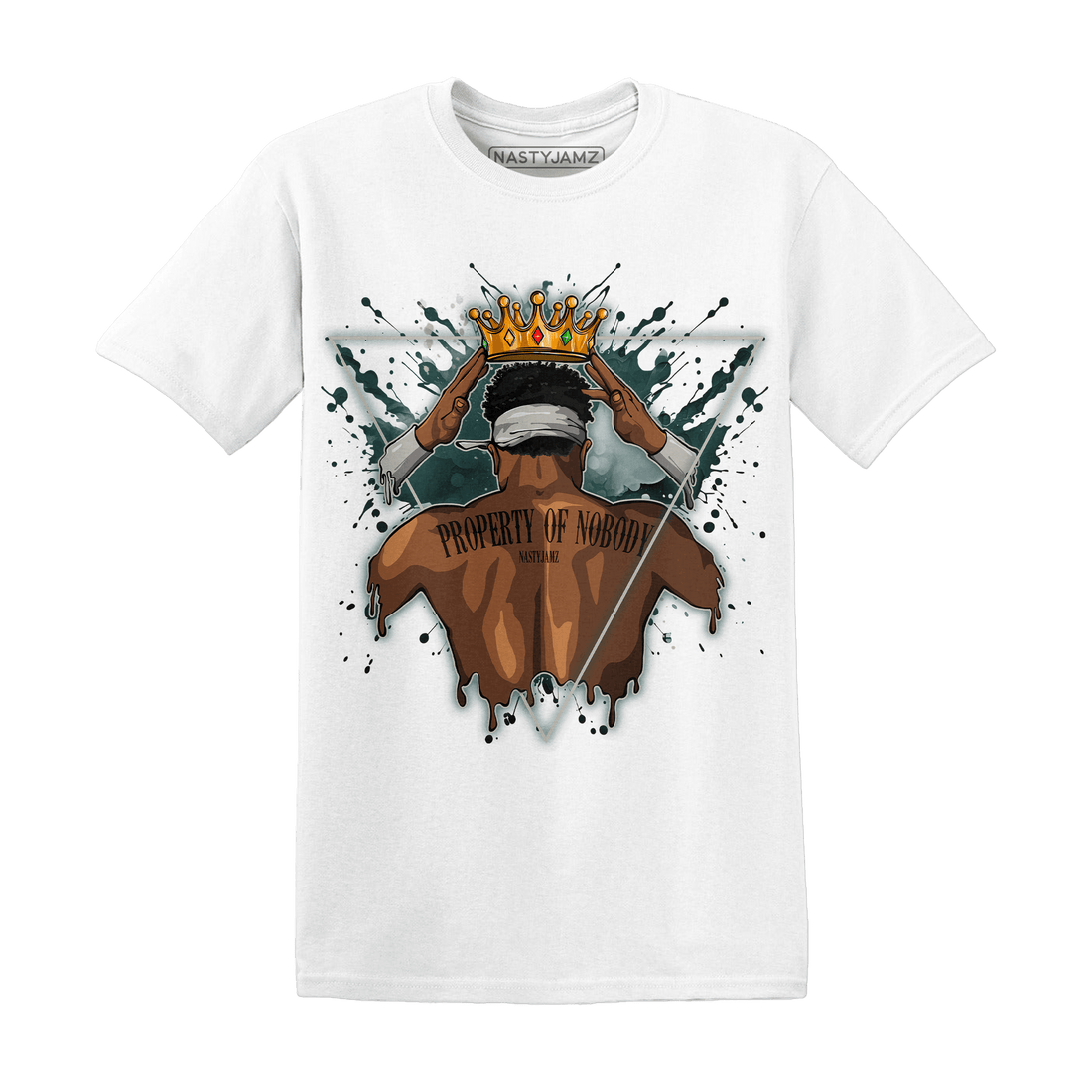 Oxidized Green 4s T Shirt Match Property Of Nobody - NastyJamz