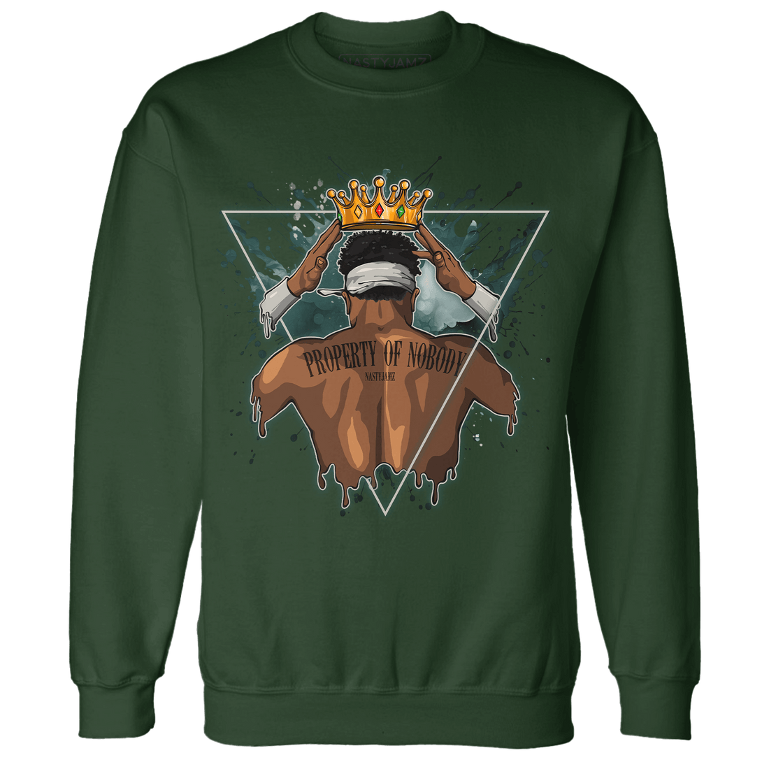 Oxidized Green 4s Sweatshirt Match Property Of Nobody - NastyJamz