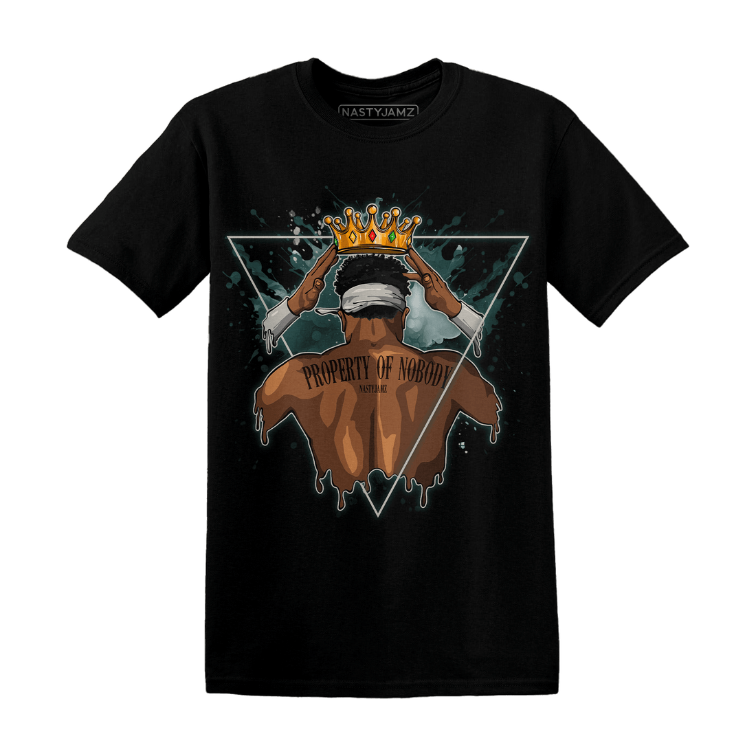 Oxidized Green 4s T Shirt Match Property Of Nobody - NastyJamz