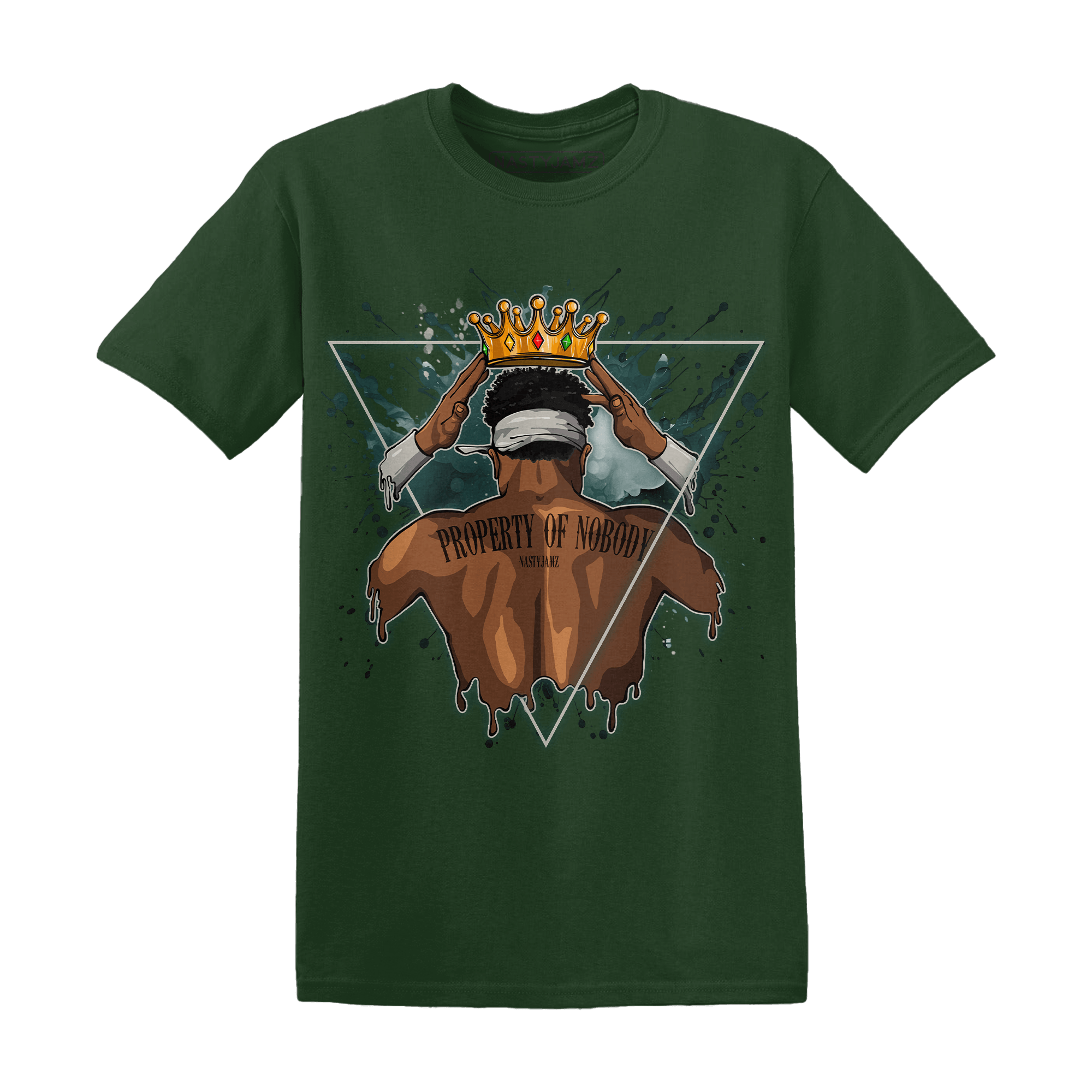 Oxidized Green 4s T Shirt Match Property Of Nobody - NastyJamz