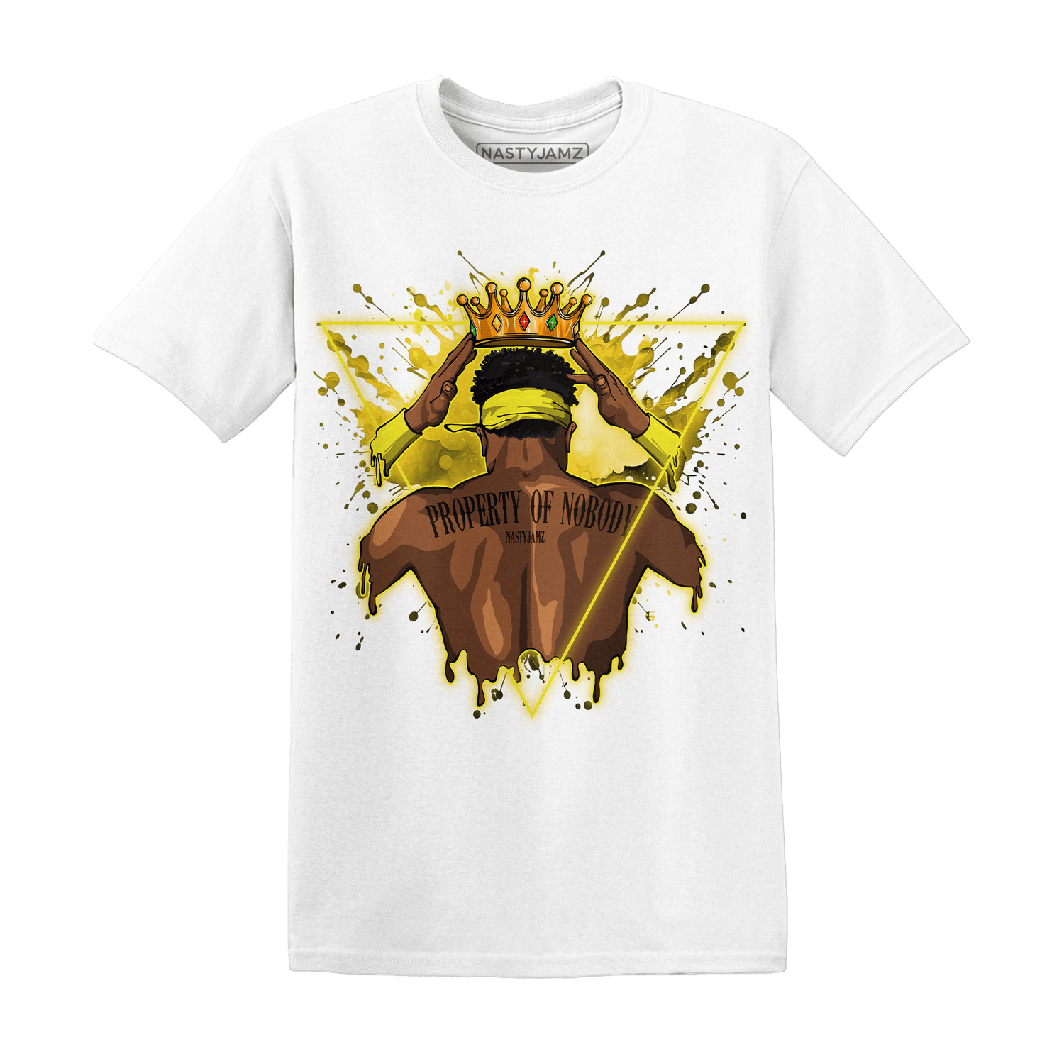 Vivid Sulfur 4s T Shirt Match Property Of Nobody - NastyJamz