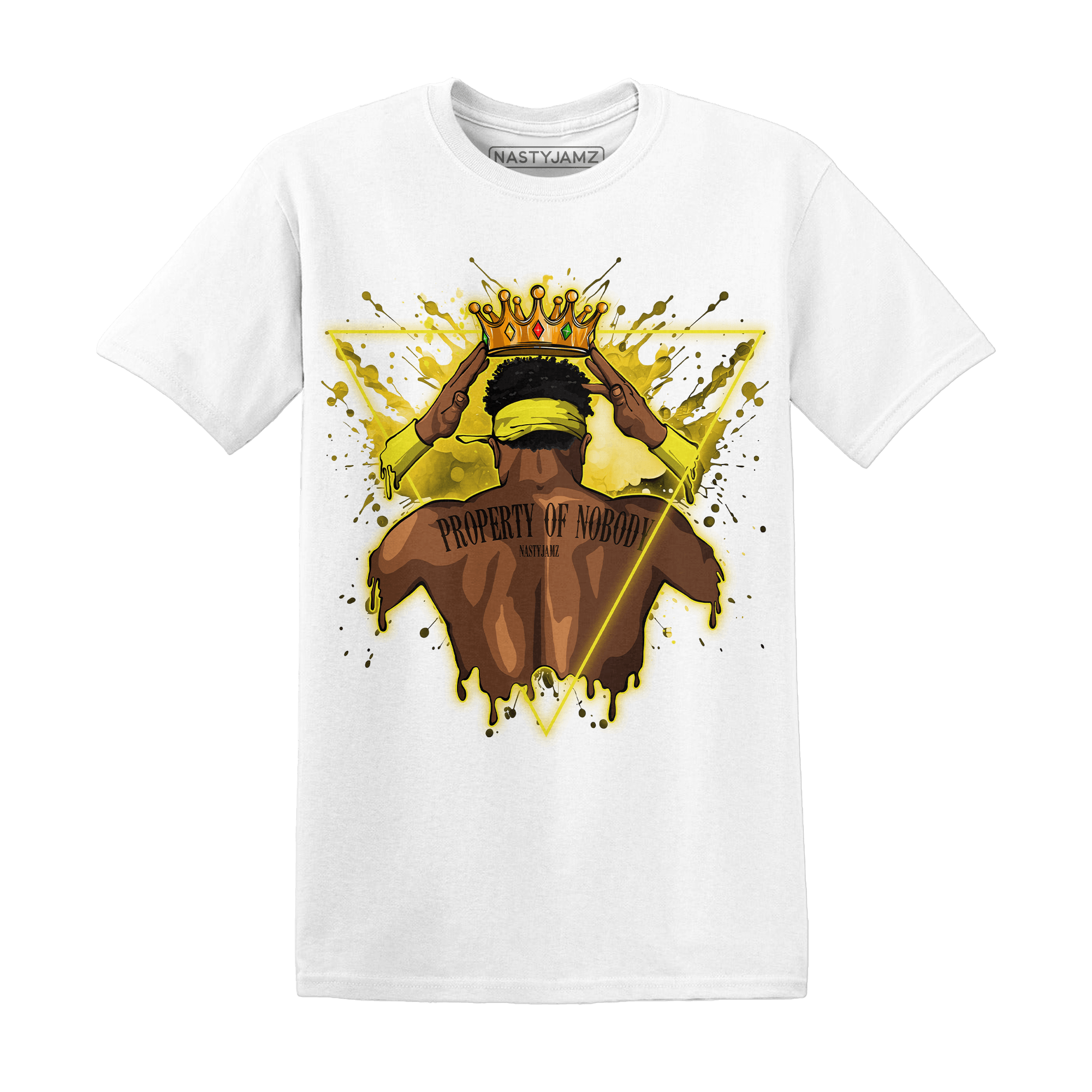 Vivid Sulfur 4s T Shirt Match Property Of Nobody - NastyJamz