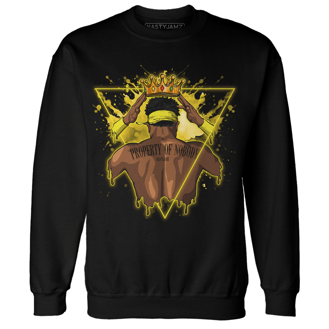 Vivid Sulfur 4s Sweatshirt Match Property Of Nobody - NastyJamz