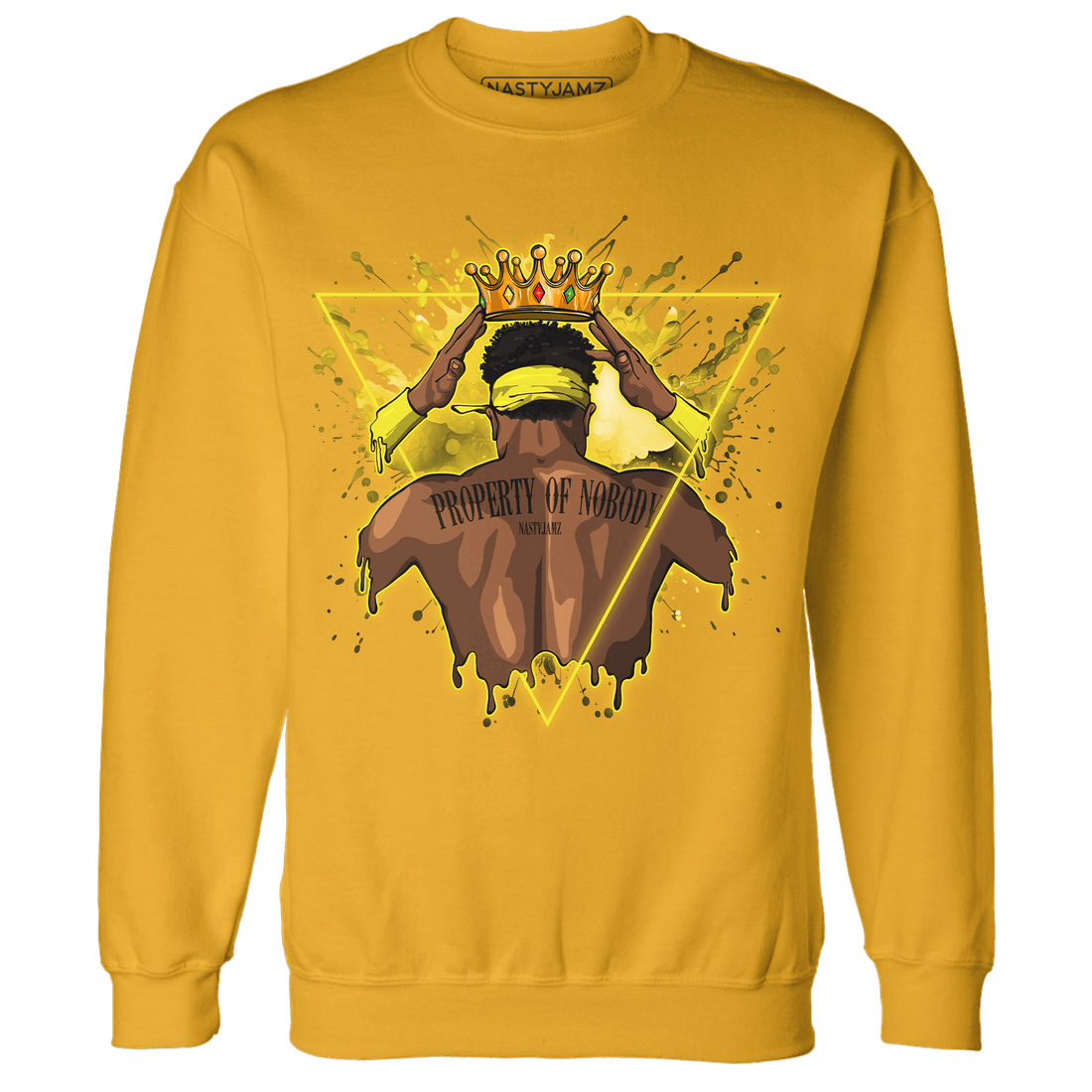 Vivid Sulfur 4s Sweatshirt Match Property Of Nobody - NastyJamz