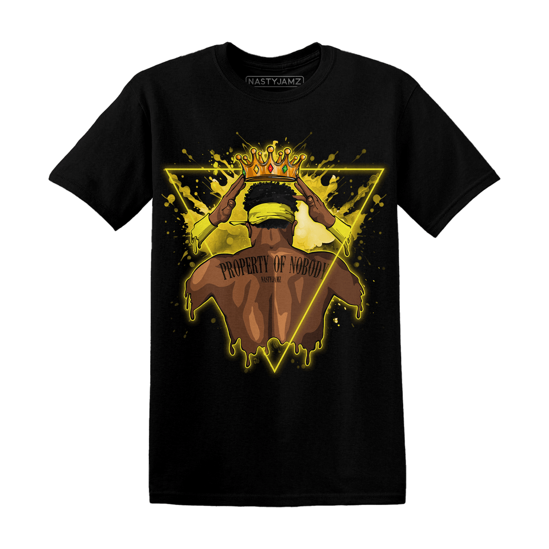 Vivid Sulfur 4s T Shirt Match Property Of Nobody - NastyJamz