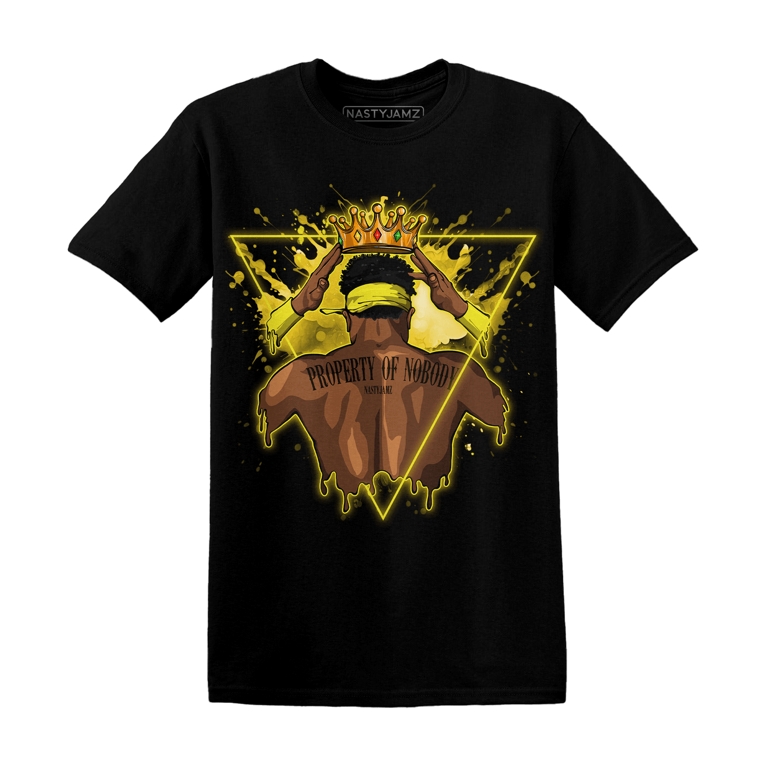 Vivid Sulfur 4s T Shirt Match Property Of Nobody - NastyJamz