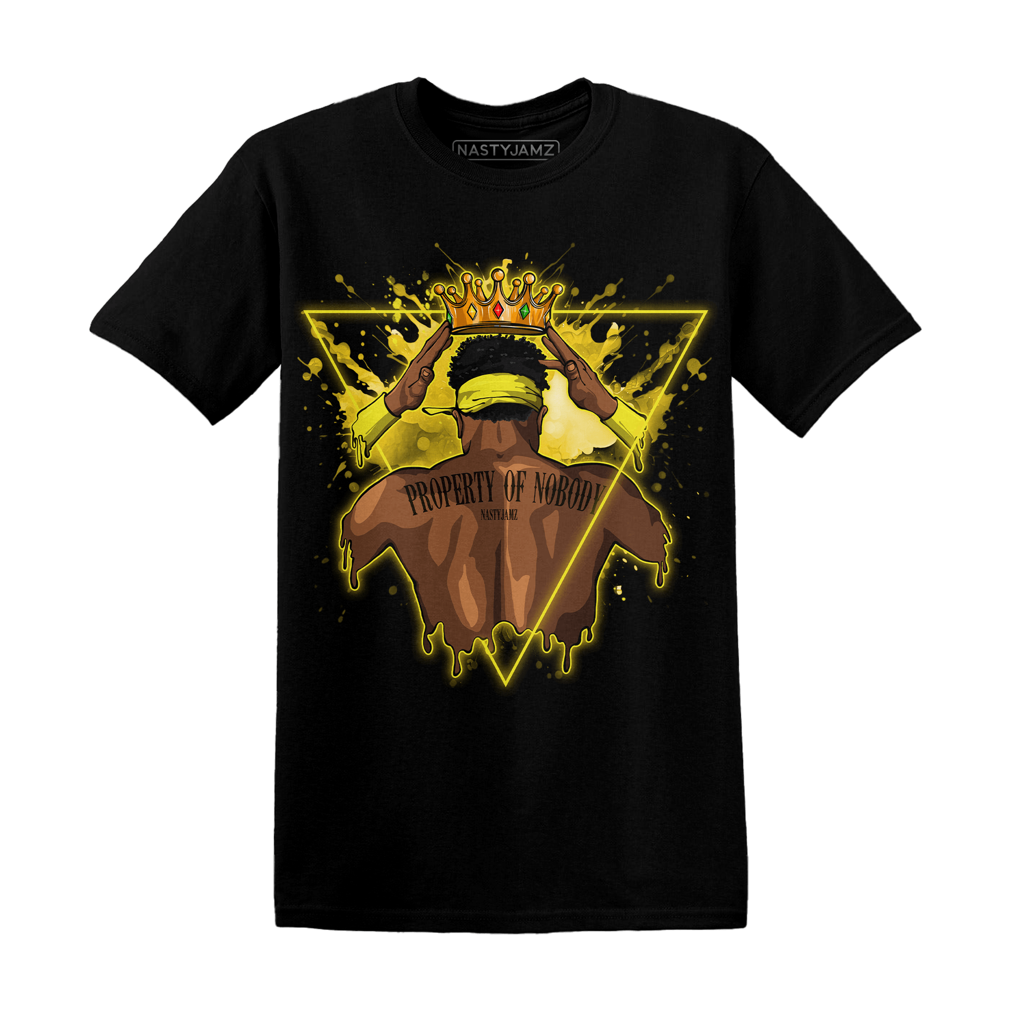 Vivid Sulfur 4s T Shirt Match Property Of Nobody - NastyJamz