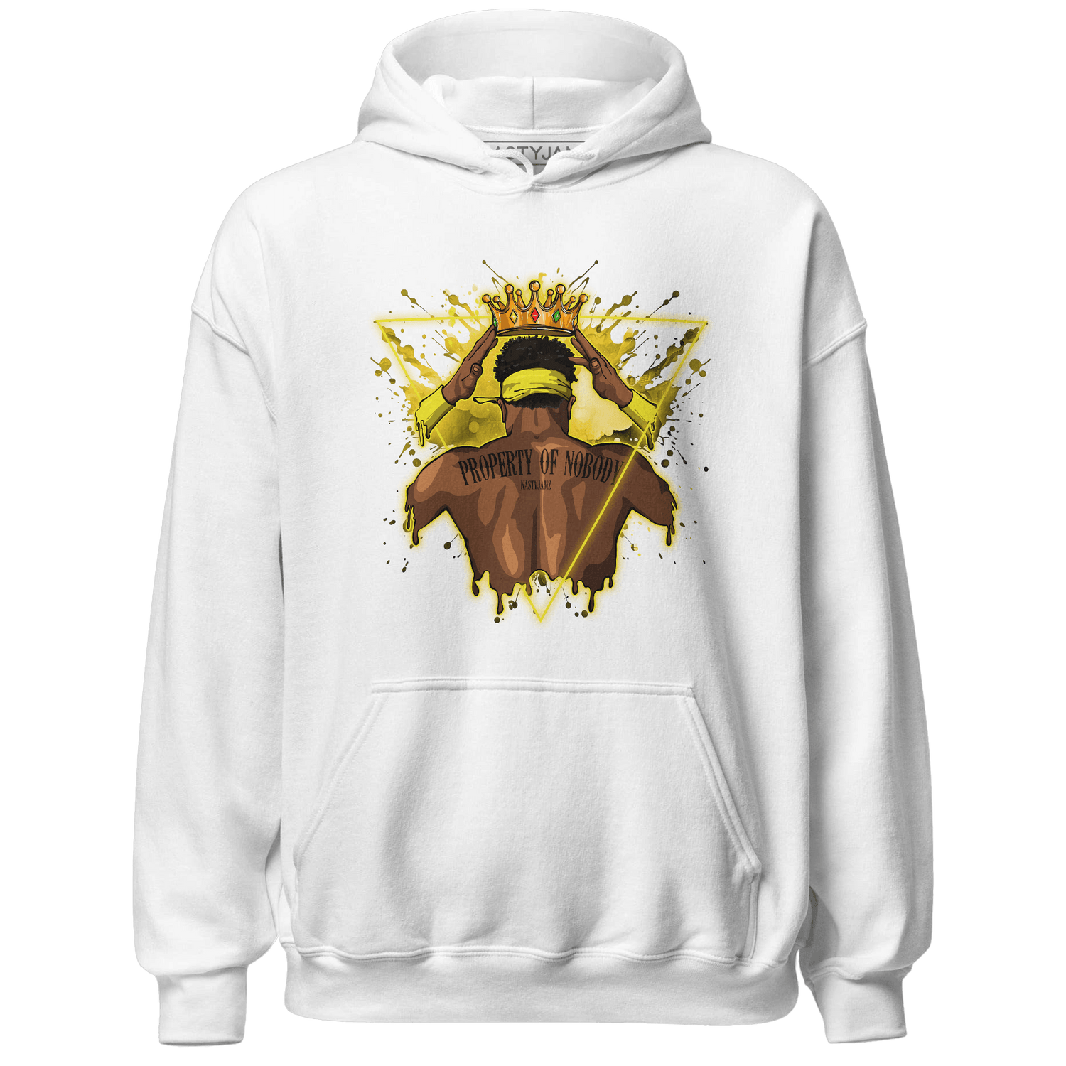 Vivid Sulfur 4s Hoodie Match Property Of Nobody - NastyJamz