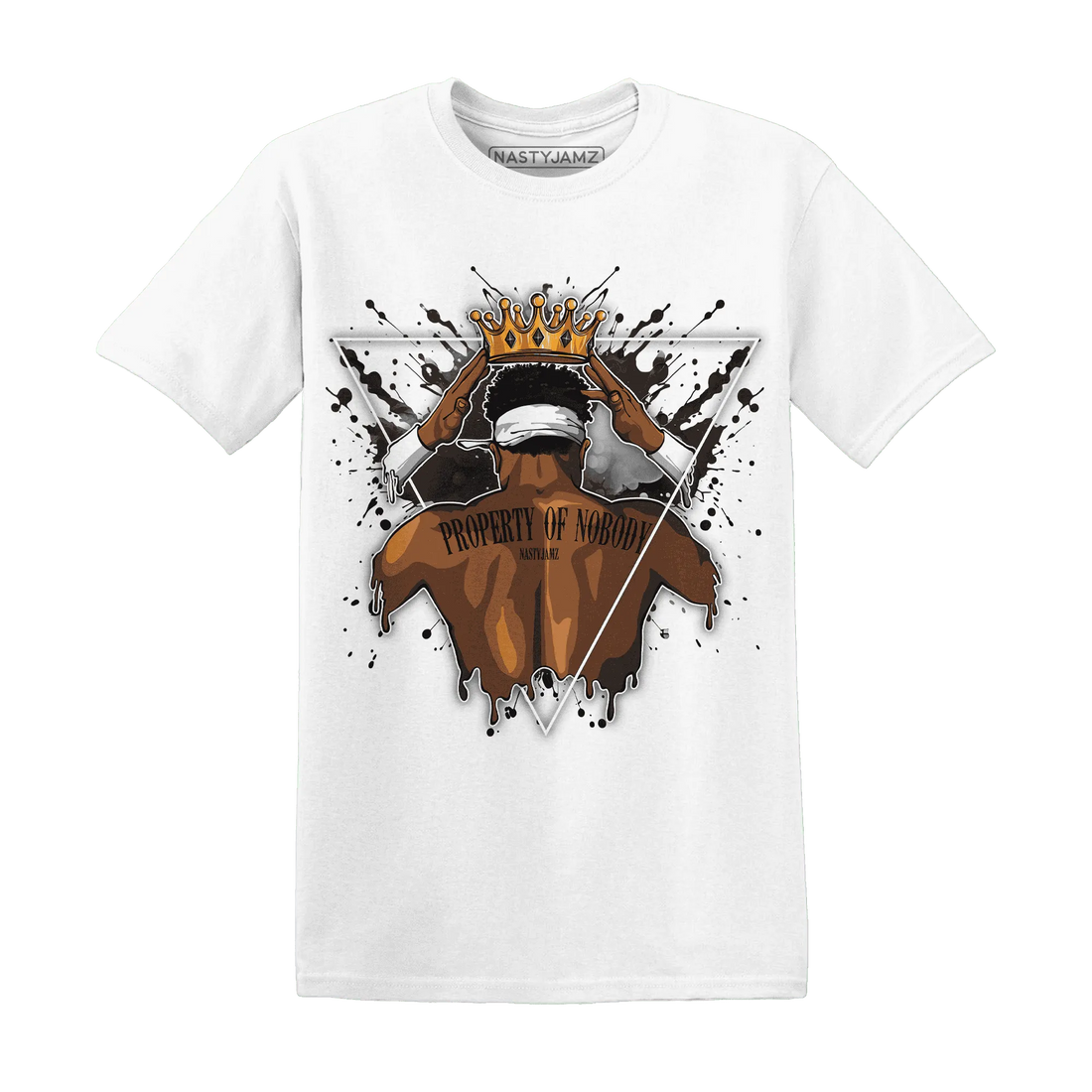 White-Thunder-4s-T-Shirt-Match-Property-Of-Nobody