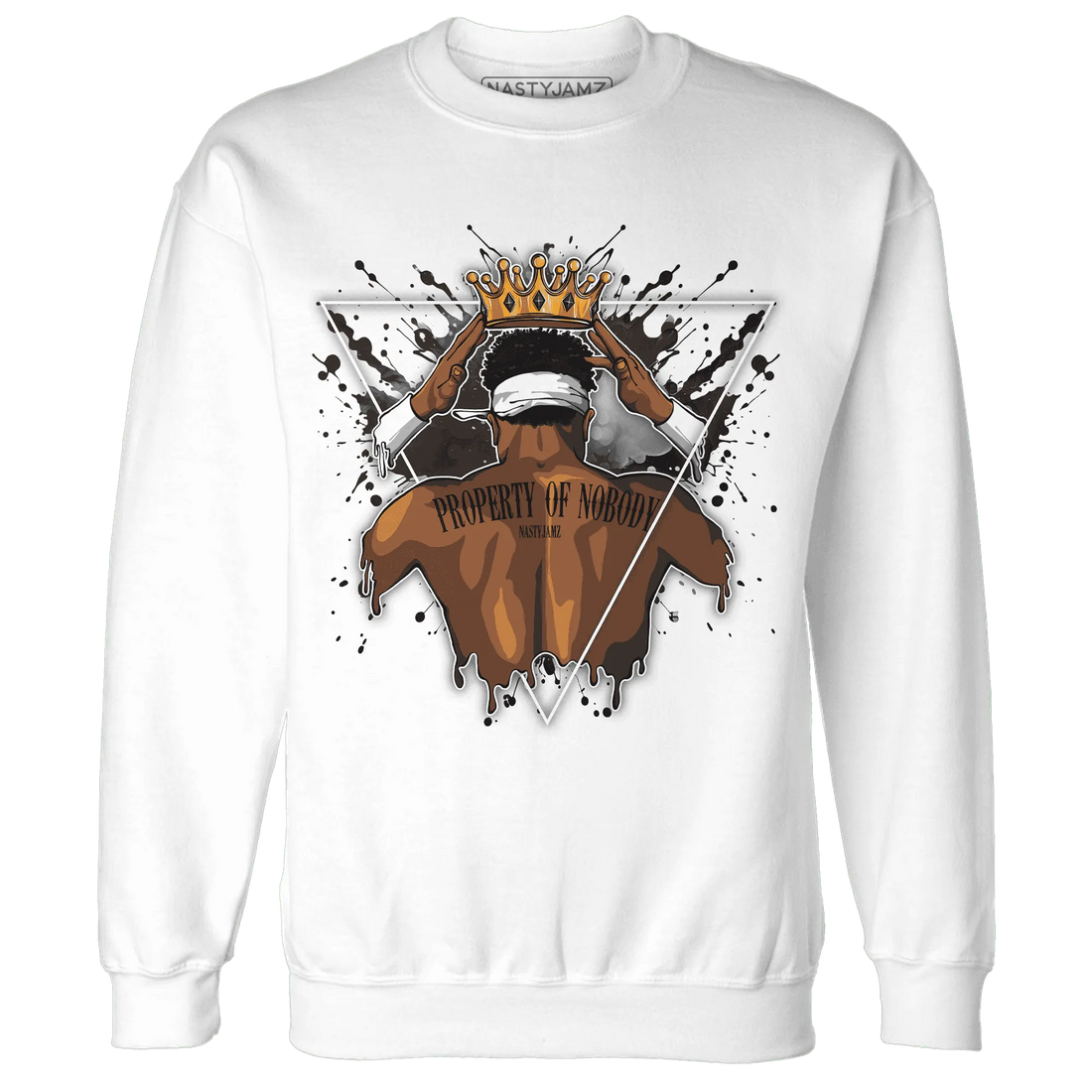 White-Thunder-4s-Sweatshirt-Match-Property-Of-Nobody