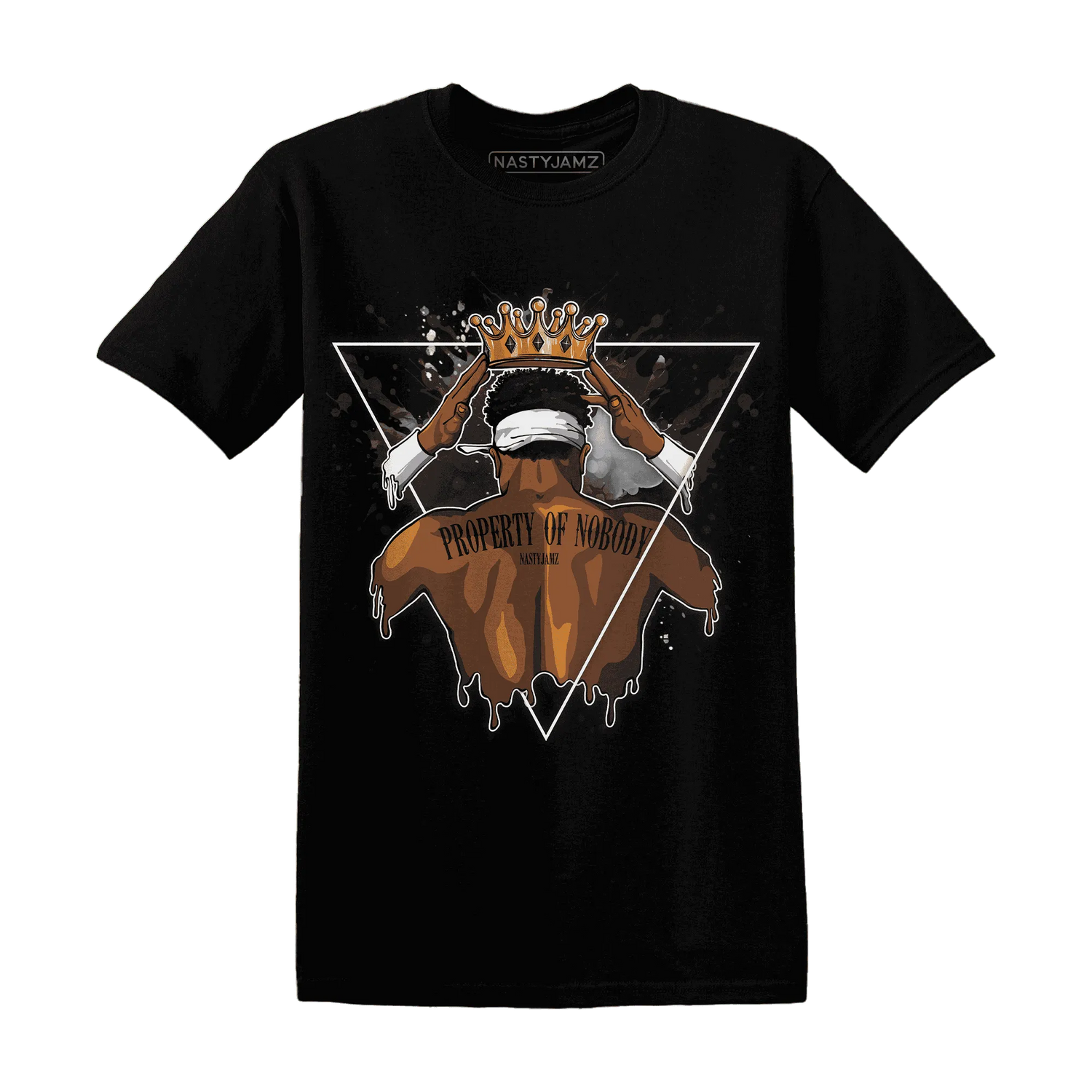 White-Thunder-4s-T-Shirt-Match-Property-Of-Nobody