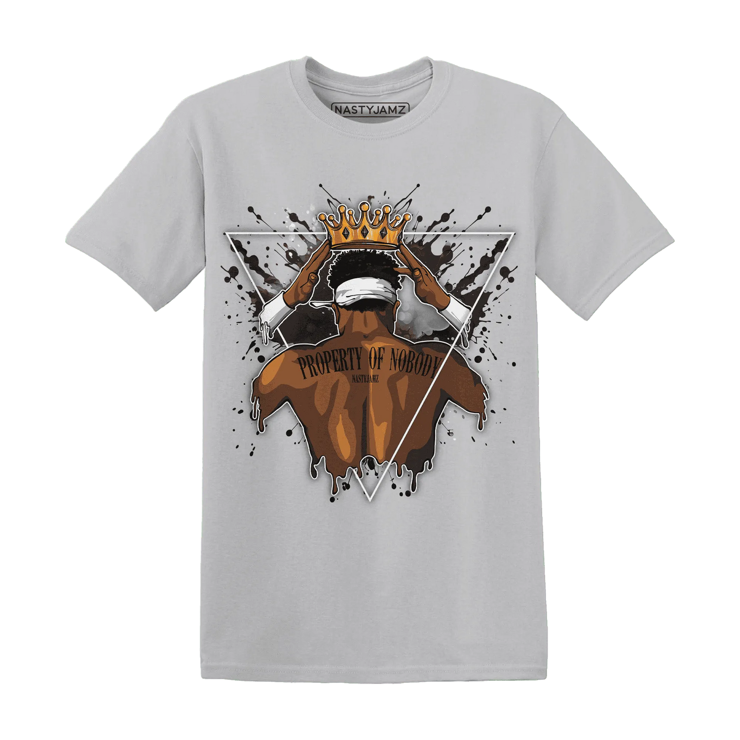 White-Thunder-4s-T-Shirt-Match-Property-Of-Nobody
