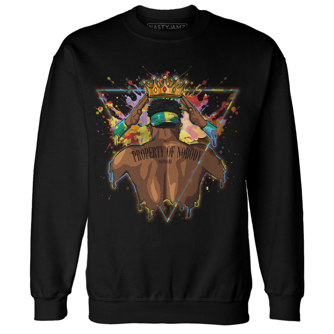 Mid GS Six Championships 1s Sweatshirt Match Property Of Nobody - NastyJamz